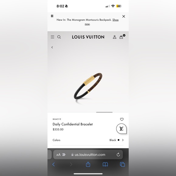 Louis Vuitton Daily Confidential Bracelet - Picture 2 of 10